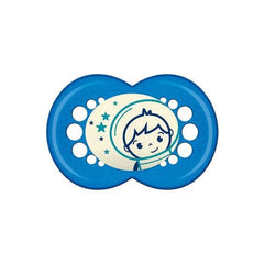 Jag Couture London - New York Mam Baby Original Nighttime Soother 16+ Silicone Blue