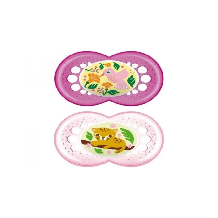 Jag Couture London - New York Mam Baby Original Soother 16+ Silicone Pink 2U