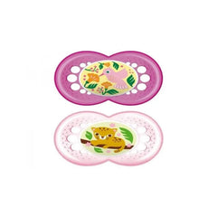 Jag Couture London - New York Mam Baby Original Soother 16+ Silicone Pink 2U