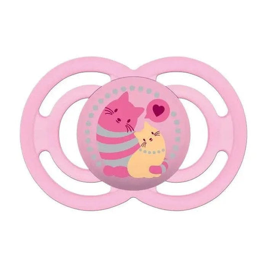 Jag Couture London - New York Mam Baby Soother Perfect 16+ Silicone Pink