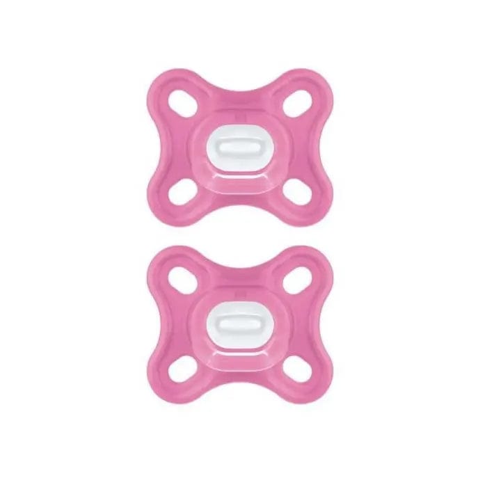 Jag Couture London - New York Mam Comfort Pacifier 3-12 M 2 Units Pink