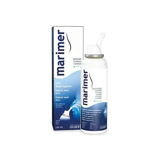 Jag Couture London - New York Marimer Isotonic Sea Water 100ml bottle, ideal for nasal irrigation and nasal health.