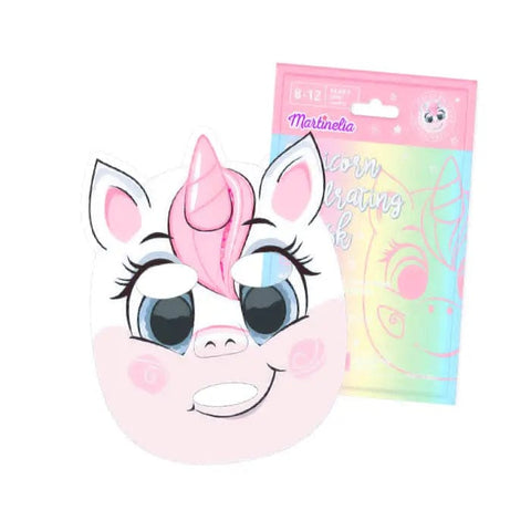 Martinelia Unicorn Hydrating Mask by Jag Couture London - New York, showing a colorful, unicorn-themed skincare mask pack.