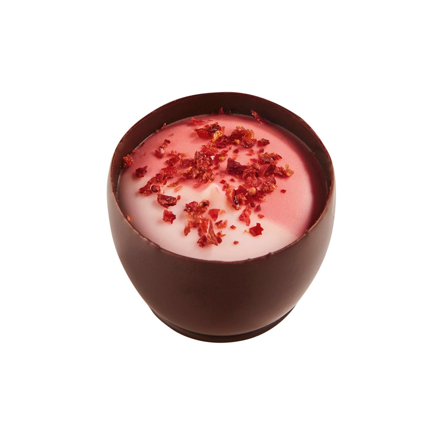 Jag Couture London - New York Mary - raspberry ganache with a duo of raspberry and strawberry crème topping 14g