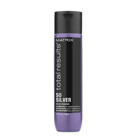 Jag Couture London New York Matrix Total Results Color Care So Silver Conditioner 300ml bottle on a white background.
