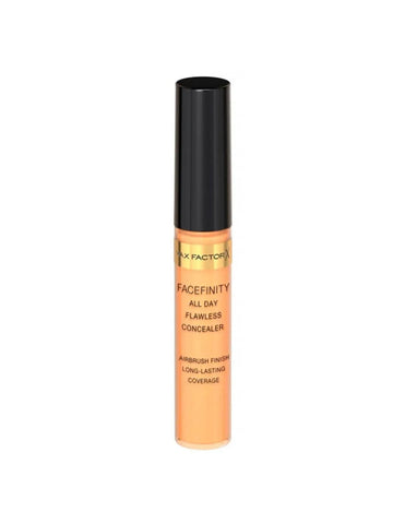Max Factor Facefinity All Day Flawless foundation in 7.8ml bottle, showcased by Jag Couture London – New York.