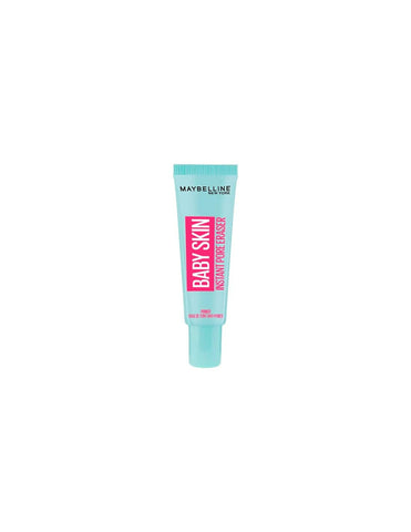 Maybelline Babyskin Pore Eraser 22ml primer in a sleek tube, designed to minimize pores and create a smooth skin appearance.