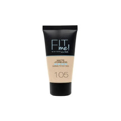 Jag Couture London - New York Maybelline Fit Me Matte &amp; Poreless Foundation 105 Natural Ivory