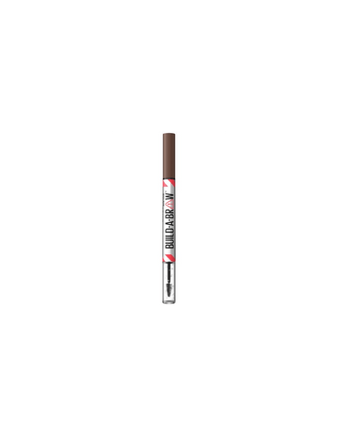 Maybelline Mayb Brow Buil A Brow eyebrow kit in compact with brow powder and applicator on a clean surface.