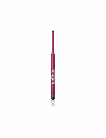 Maybelline Mayb Eyeliner Smokey G Pen Tattoo Lin by Jag Couture London New York, close-up of black smudgy eyeliner pencil.