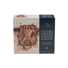 Jag Couture London - New York Meg Hawkins Highland Cow carton of salted caramel fudge
