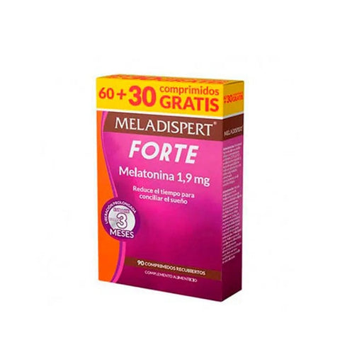 Jag Couture London Meladispert Forte Melatonin 1.9mg tablets, 60+30 count, for sleep support and relaxation.