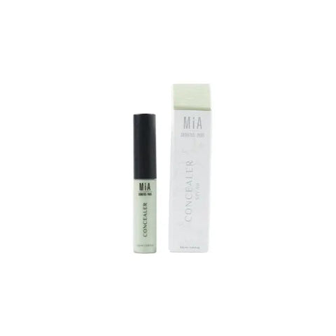 Jag Couture London Mía Cosmetics Concealer SPF30 Green, 5.50ml, featuring a tube with applicator for skin coverage and brightening.