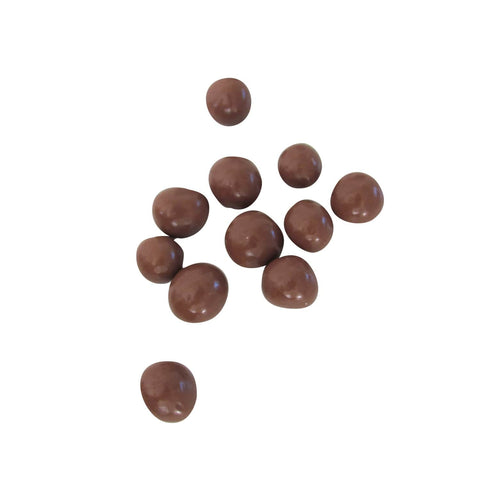 Milk chocolate-covered hazelnuts by Jag Couture London - New York, shown in a close-up highlighting the glossy coating and crunchy nuts inside.