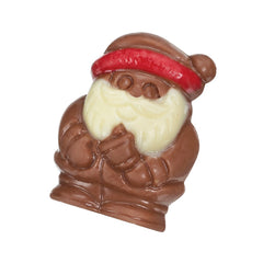 Jag Couture London - New York Milk chocolate decorated Santa with hazelnut filling 13g