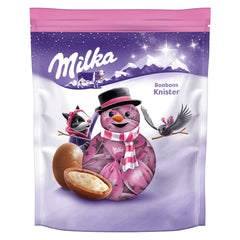 Jag Couture London - New York Milka milk chocolate bonbons with popping candy crème filling in pouch