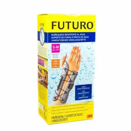 Water-resistant right hand wrist brace from Jag Couture London, size S-M, designed for support and protection during water activities.