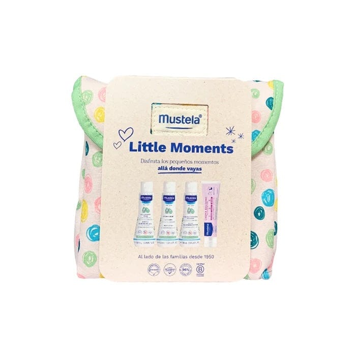 Jag Couture London - New York Mustela Little Moments Toilet Bag Polka Dots Set 5 pieces