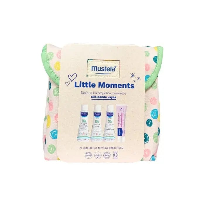 Jag Couture London - New York Mustela Little Moments Toilet Bag Polka Dots Set 5 pieces