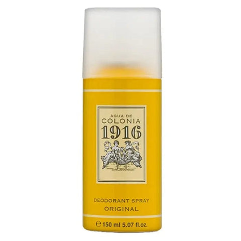 Myrurgia deodorant spray in 150ml bottle by Jag Couture London New York, with sleek packaging and spray nozzle.