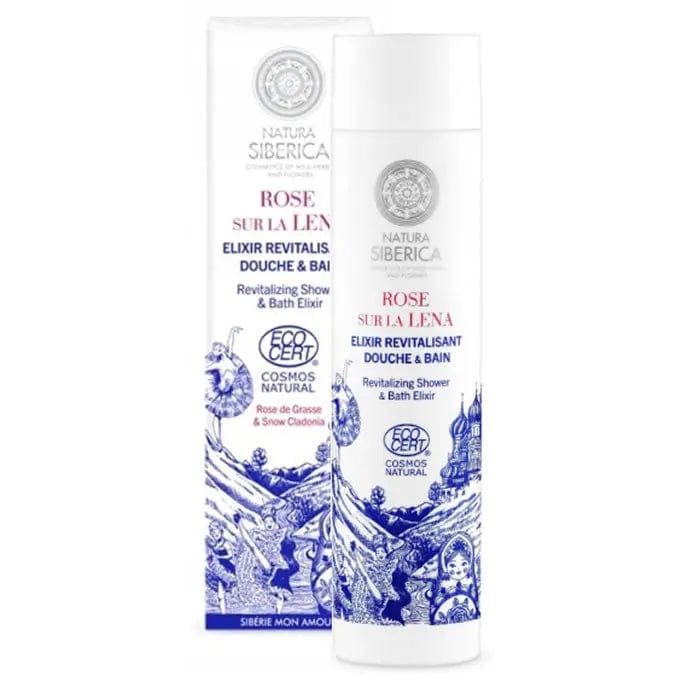 Jag Couture London - New York Natura Siberica Lena Rose Revitalizing Shower And Bath Elixir 200ml