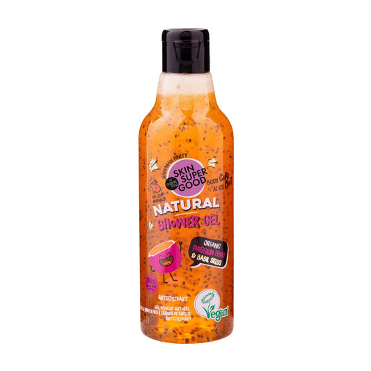 Jag Couture London - New York Natura Siberica Skin Super Good Natural Gel De Baño De Fruta De La Pasión Orgánica y Semillas De Albahaca 250ml