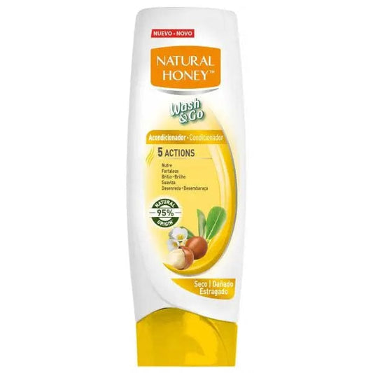 Jag Couture London - New York Natural Honey Wash y Go Acondicionador Seco 330ml