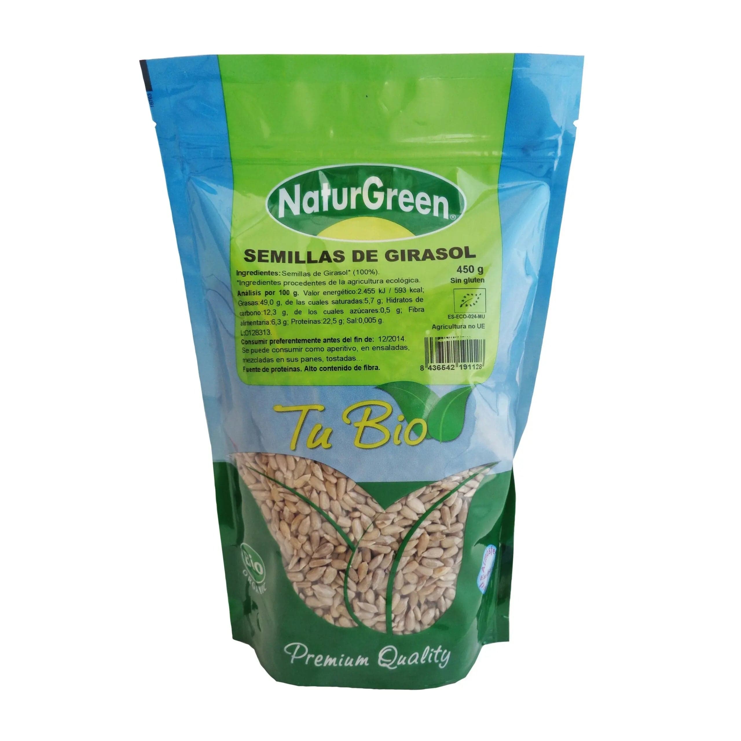 Jag Couture London - New York Naturgreen Semilla De Girasol Bio 450g