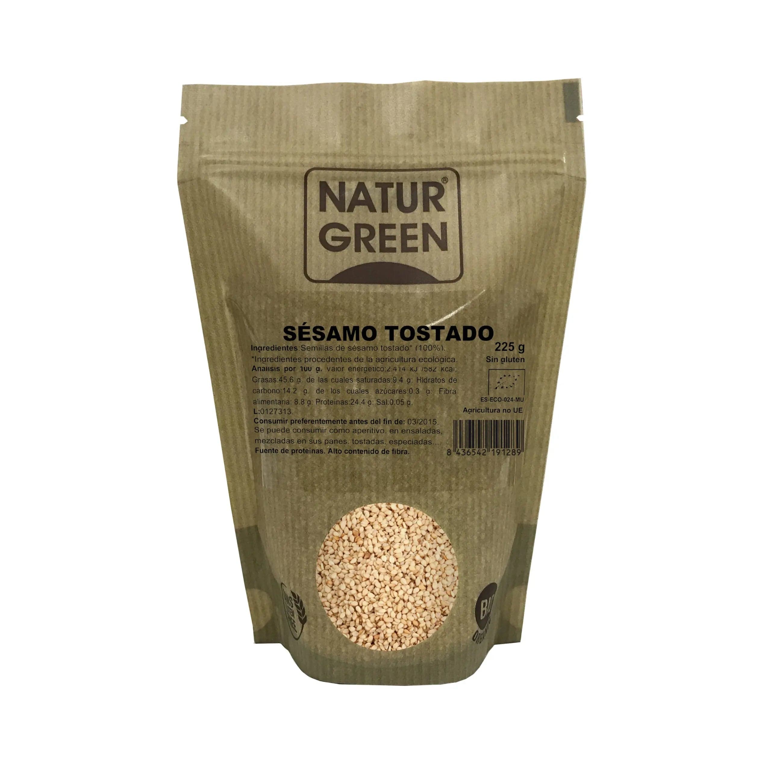 Jag Couture London - New York Naturgreen Sesamo Tostado Bio 225g