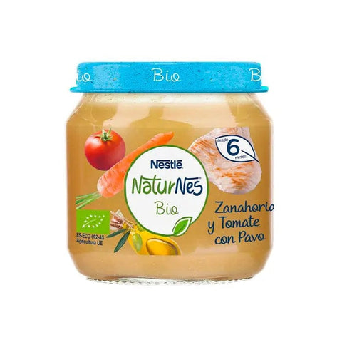 Nestlé Naturnes Bio 200ml organic baby food bottle by Jag Couture London New York, featuring a safe and healthy feeding option.