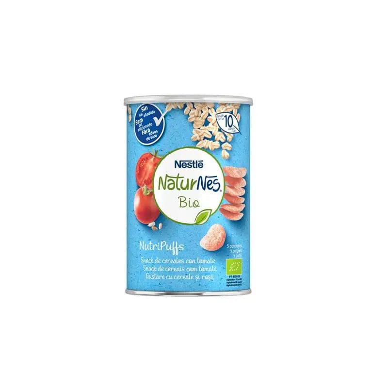 Jag Couture London - New York Nestle Nestlé Naturnes Bio Nutripuffs Snack Cereales Con Tomate 10m 35g