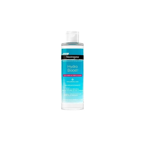 Neutrogena Hydro Boost Micellar Water 400ml by Jag Couture London - New York, clear bottle with blue cap and water splash label