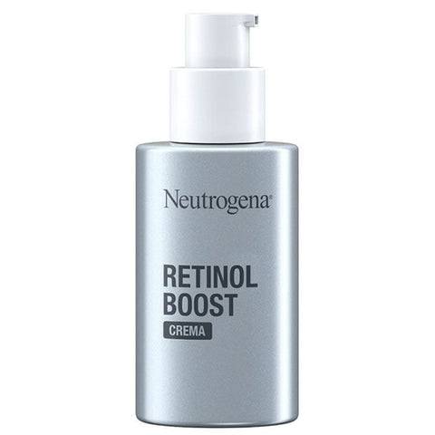 Neutrogena Retinol Boost Cream in 50ml jar, shown with sleek packaging, for skin rejuvenation and anti-aging skincare.