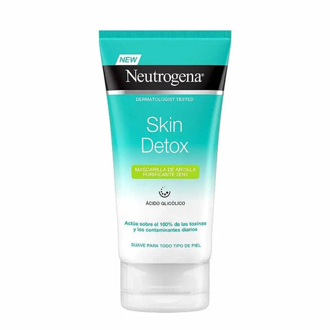 Neutrogena Skin Detox Mask in 150ml jar, displayed with clean packaging, by Jag Couture London - New York.