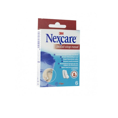 Nexcare Blood Stop Nasal dressing in packaging, designed to stop nosebleeds, from Jag Couture London - New York.