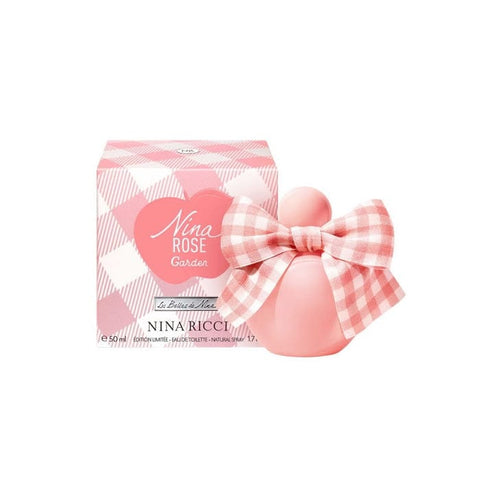 Nina Ricci Rose Garden Eau De Toilette Spray 50ml, floral fragrance bottle with elegant design, by Jag Couture London New York