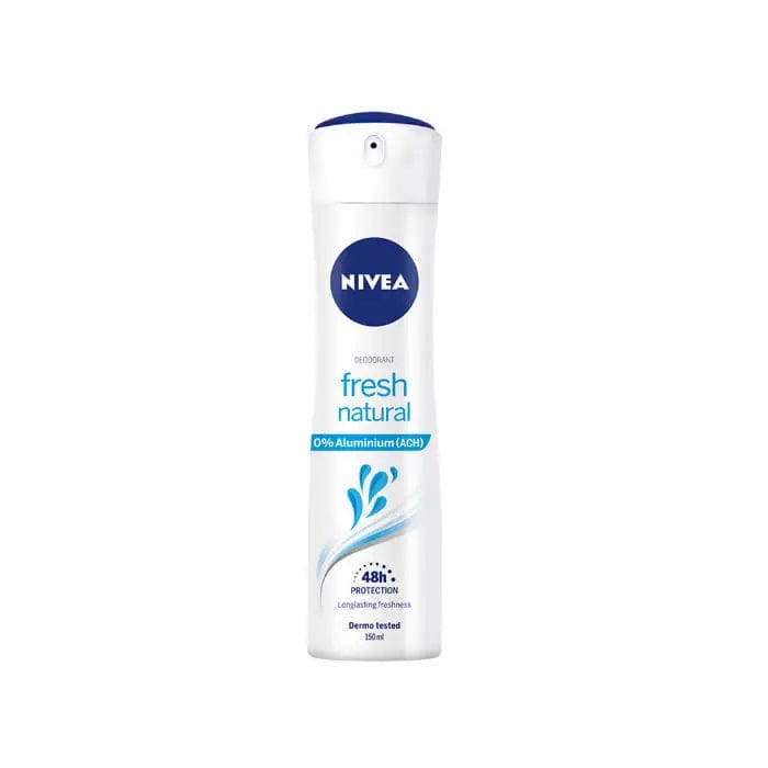 Jag Couture London - New York Nivea Fresh Natural 0% Aluminuim Deodorant Spray 150ml