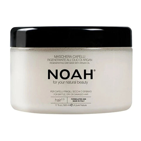 Jag Couture London Noah Argan Hair Mask regenerating treatment in a 500ml jar, designed for nourishing and revitalizing hair.