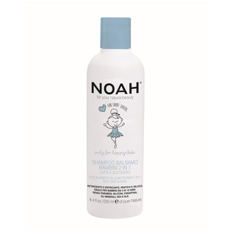 Jag Couture London Noah Kids 2-in-1 shampoo and conditioner 250ml, gentle formula for children's hair care.