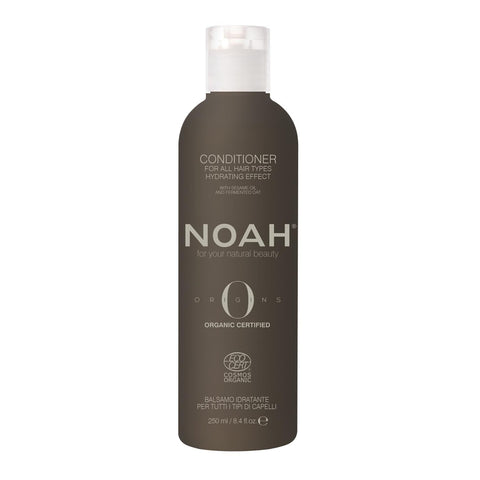 Organic Noah Origins conditioner by Jag Couture London New York in a 250ml bottle, showcasing the eco-friendly packaging and product label.