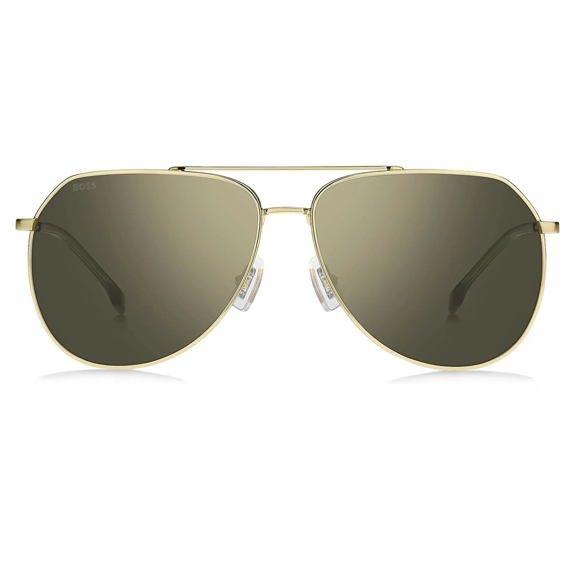 Hugo Boss 1447S sunglasses with black frames and dark lenses, stylish eyewear from the Hugo Boss collection.