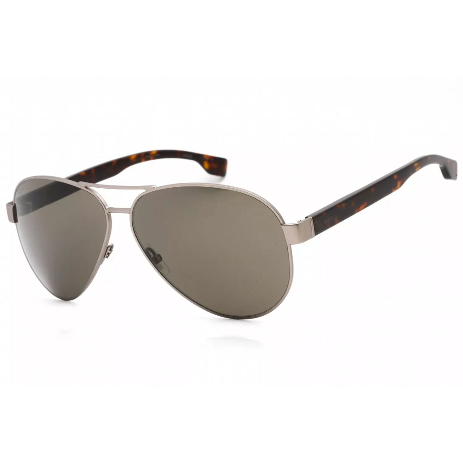 Hugo Boss sunglasses 1560OS_0R81-70 with black frames and dark tinted lenses, stylish and modern eyewear.
