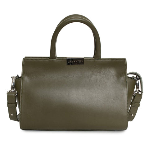 Lamarthe X073_CT401-BIS_U300 designer handbag by Jag Couture London-New York, featuring sleek black leather and gold-tone hardware.