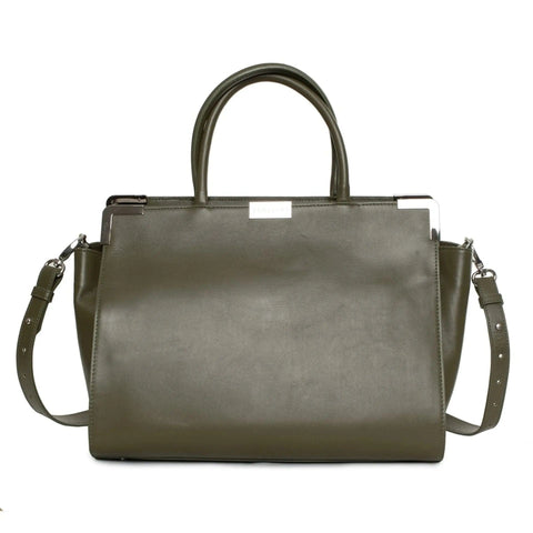Jag Couture London-New York Lamarthe X073 CT403 U300 handbag with textured leather and gold hardware, displayed on a neutral background.