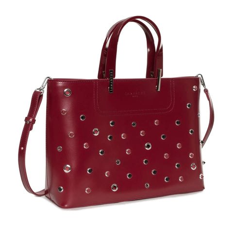 Jag Couture London-New York Lamarthe X073_PH104-U410 handbag in black leather with gold hardware