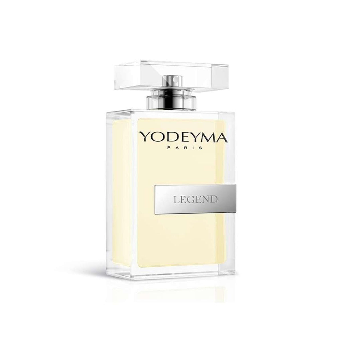 Yodeyma Legend M perfume bottle, 100ml, featuring sleek design and elegant packaging from Jag Couture London New York.