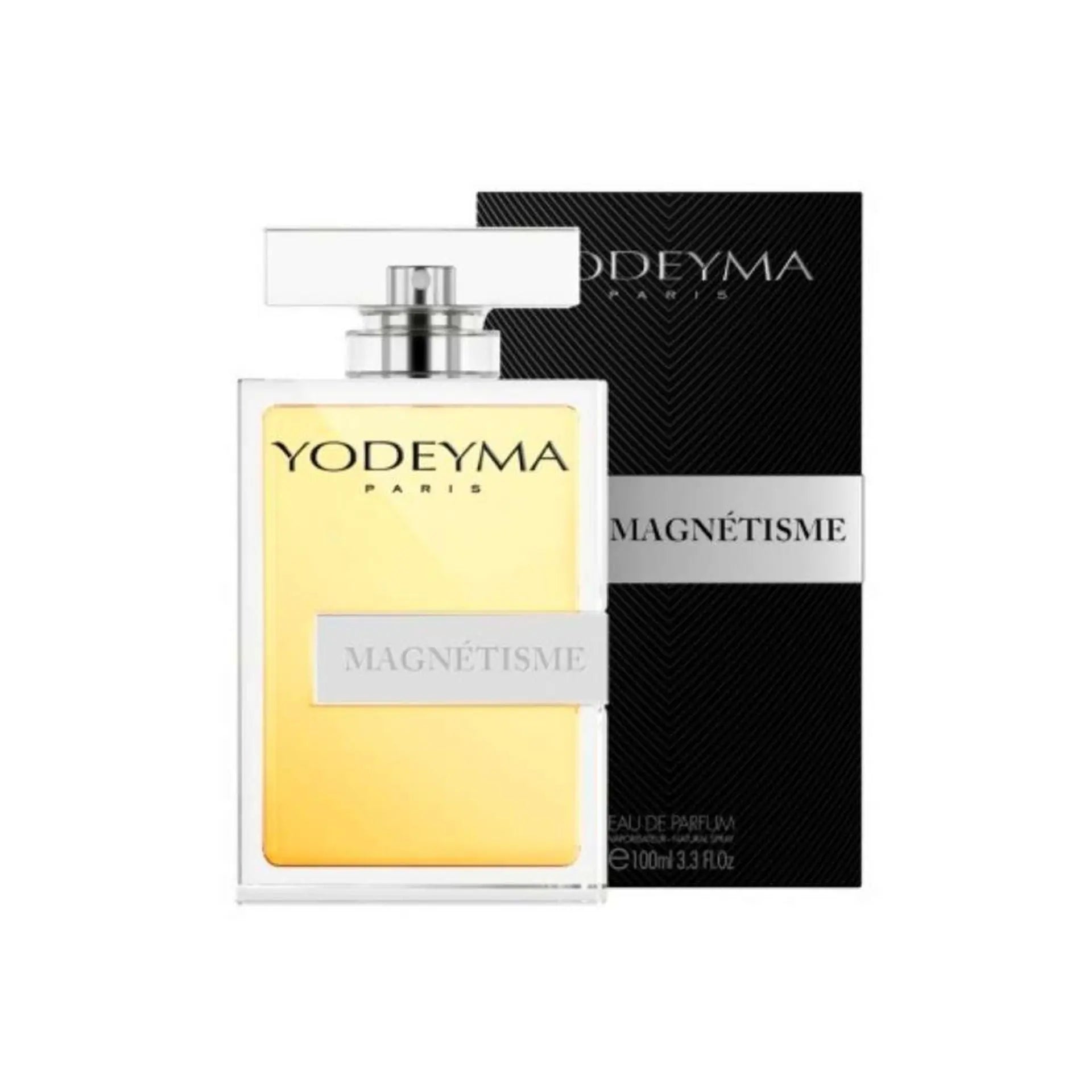 Yodeyma Magnetisme M 100ml perfume bottle by Jag Couture London - New York, with sleek design and elegant packaging.