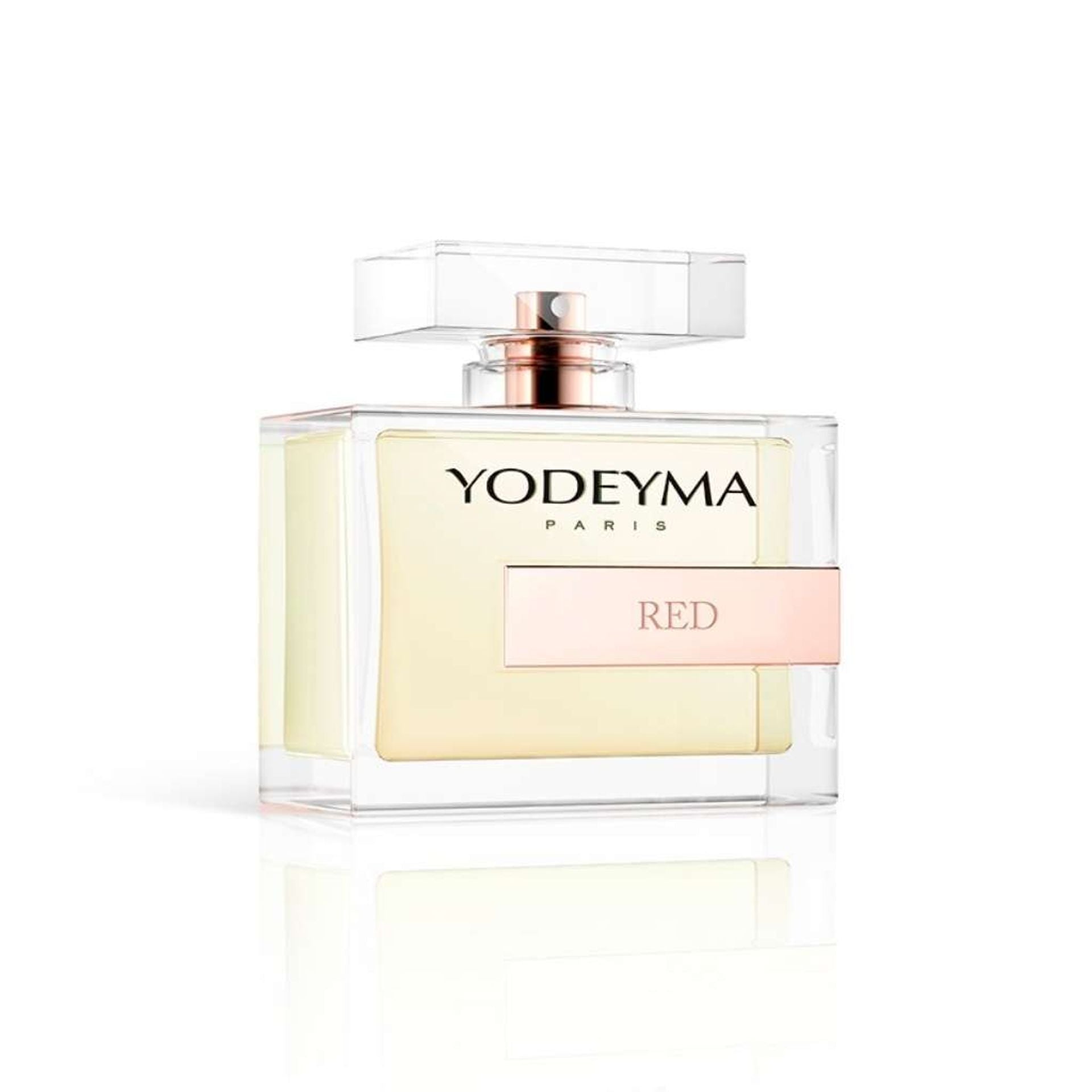 Yodeyma Red_W perfume bottle by Jag Couture London - New York, 100ml, featuring a sleek red design and elegant packaging.