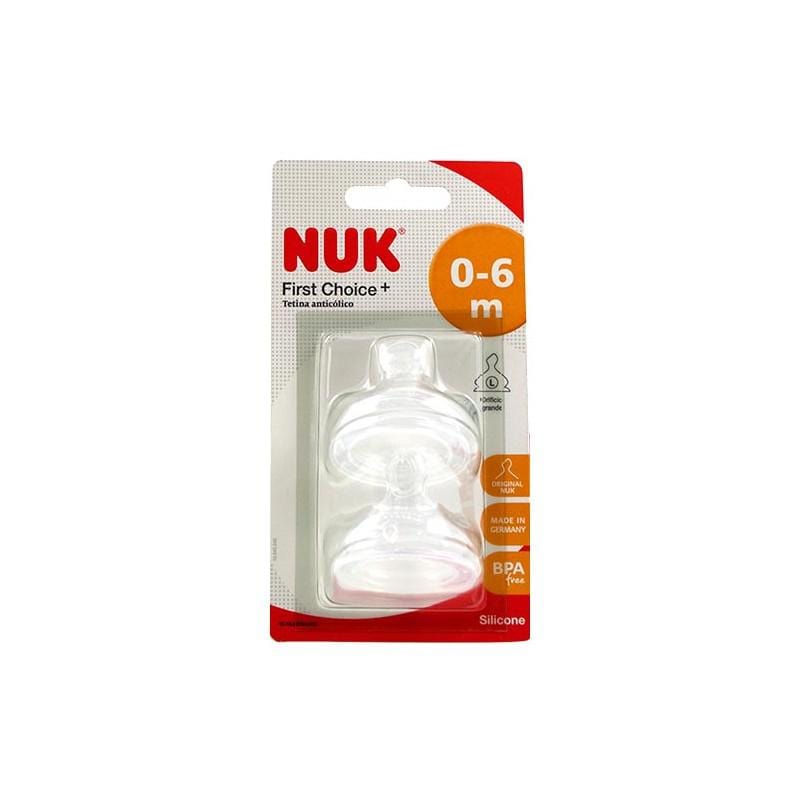 Jag Couture London - New York Nuk First Choice Silicone Nipple Wide Mouth T1 Orifice L 2uts