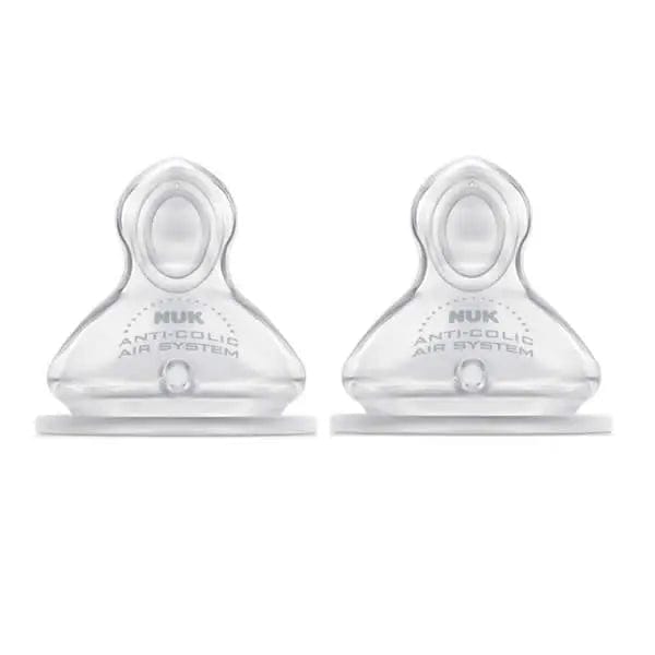 Jag Couture London - New York Nuk First Choice Size 2 Silicone Teat 2 Units